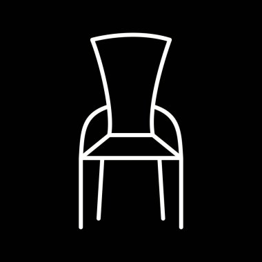 Benzersiz Koltuk Satırı vektör simgesi