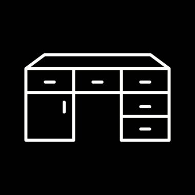 Çekmeceler Satır Vektörü Simgesine sahip Eşsiz Tablo