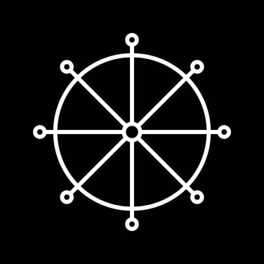 Eşsiz Gemi Miğferi Satır Vektörü Simgesi