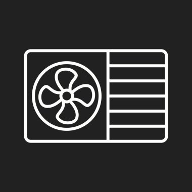 Eşsiz Ac Birimi Satır Vektörü Simgesi