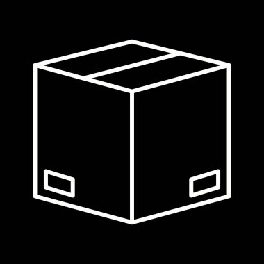 Eşsiz Paket Vektör Satırı Simgesi