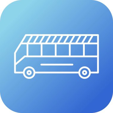 Eşsiz okul yolu çizgisi vektör simgesi