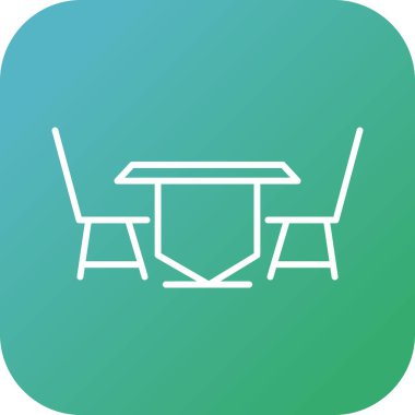 Eşsiz Öğle Yemeği Tablosu Satır Vektörü Simgesi