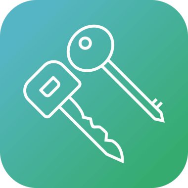 İki anahtarın satır vektörü simgesi