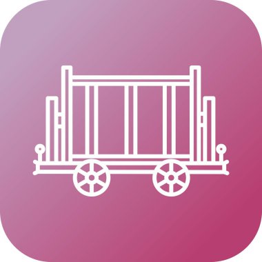 Eşsiz Trol Çizgisi Vektör Simgesi