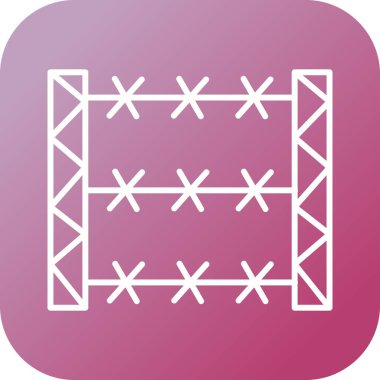 Eşsiz Kablo Vektör Satırı Simgesi