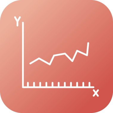 Eşsiz Grafik çizgi vektör simgesi