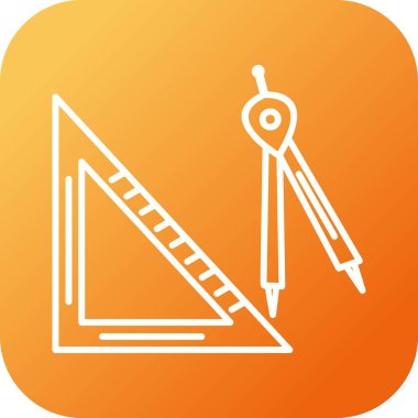 Eşsiz Kare Satır vektörü simgesi