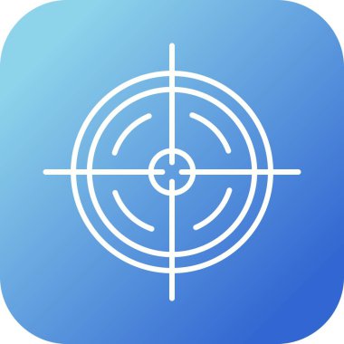 Eşsiz Hedef Vektör Satır Simgesi