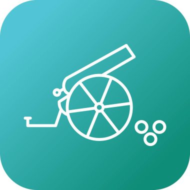 Eşsiz Top Çizgisi Vektör Simgesi