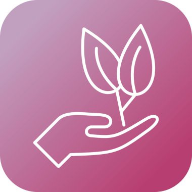 Eşsiz Çevre dostu Vektör Satırı Simgesi