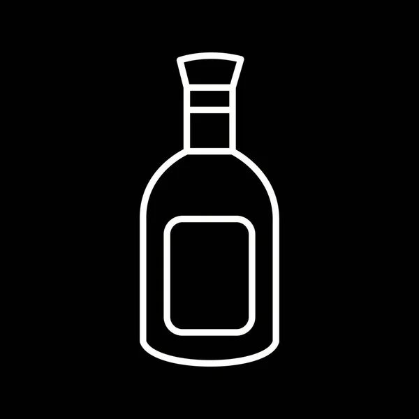 Векторная Икона Линия Бутылок — стоковый вектор