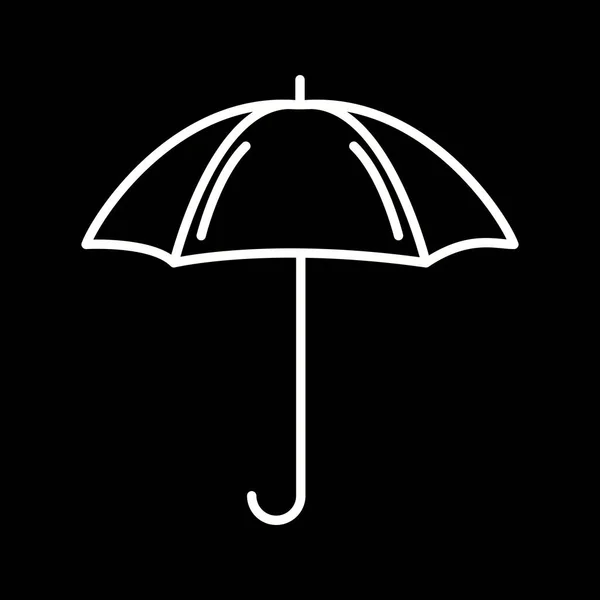 Unique Umbrella Vector Line Icon — Stock Vector