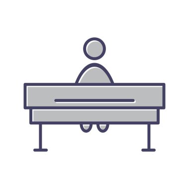 Eşsiz Sınıf Satır vektör simgesi