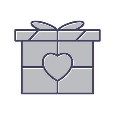 Eşsiz Özel Hediye Satırı Vektörü Simgesi