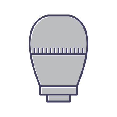 Eşsiz Termostatik Baş Çizgi Vektörü Simgesi