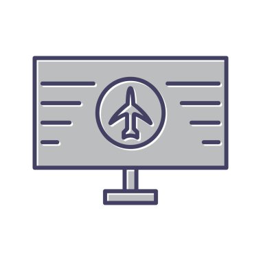 Eşsiz Çevrimiçi Satır Vektörü Simgesi