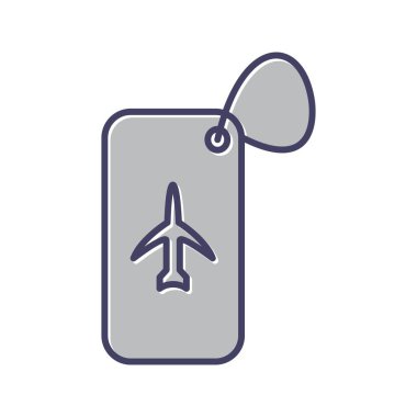 Eşsiz Sandık Etiketi Satır Vektörü Simgesi