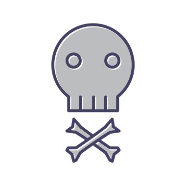 Eşsiz Korsan İmza Satır Vektörü Simgesi