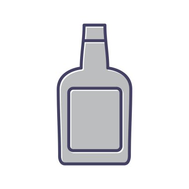 Eşsiz Whiskey Satır Vektörü Simgesi