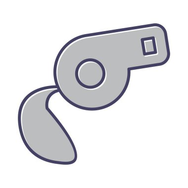 Benzersiz Islık Satırı vektör simgesi