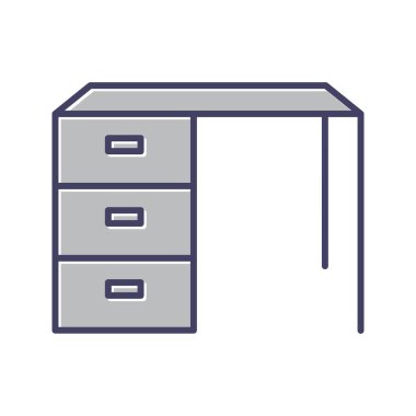 Eşsiz Çalışma Tablosu Vektör Simgesi