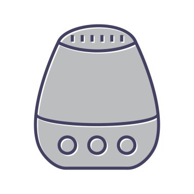 Eşsiz Hava Temizleyici Satır Vektörü Simgesi