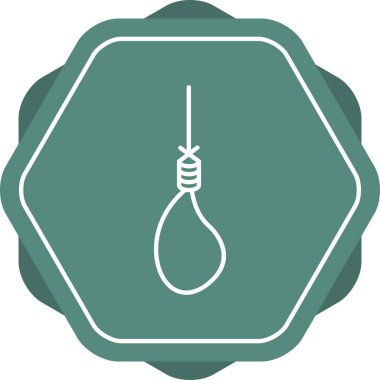 Eşsiz Noose Satır Vektörü Simgesi