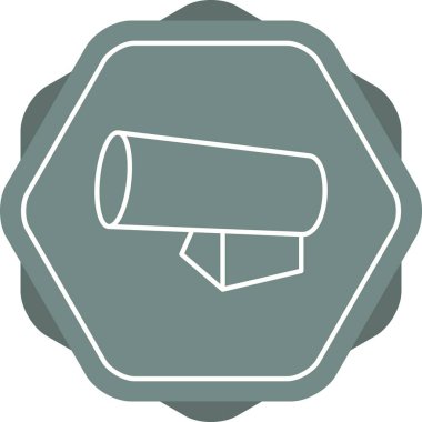 Eşsiz Taşınabilir Hava Isıtıcı Hattı Vektör Simgesi