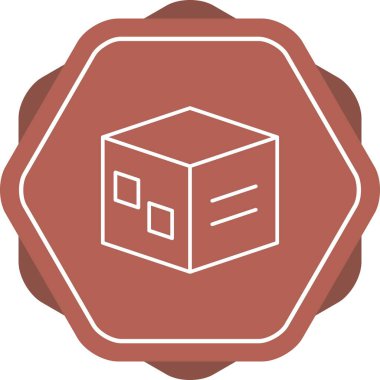 Eşsiz Paketleme Satır Vektörü Simgesi