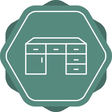 Çekmeceler Satır Vektörü Simgesine sahip Eşsiz Tablo