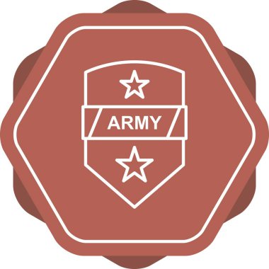 Eşsiz Rozet Vektör Satırı Simgesi