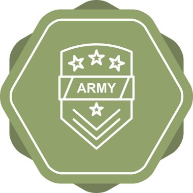 Eşsiz Rozet Vektör Satırı Simgesi