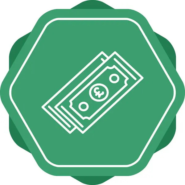 Único Libra Moneda Línea Vector Icono — Archivo Imágenes Vectoriales