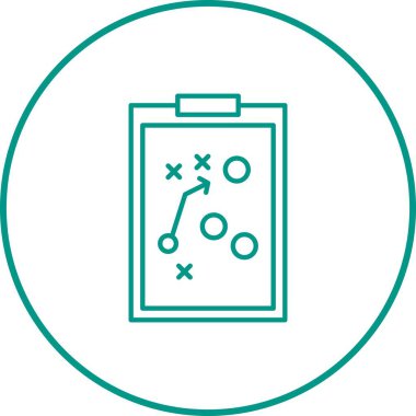 Eşsiz Strateji Çizgisi Vektörü Simgesi 