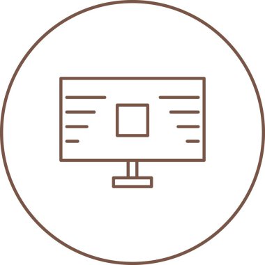 Eşsiz Çevrimiçi Bilgi Satırı Vektörü Simgesi