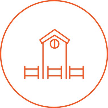 Eşsiz Çiftlik Satırı Vektör Simgesi