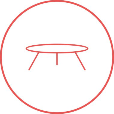 Eşsiz Küçük Tablo Satır Vektörü Simgesi