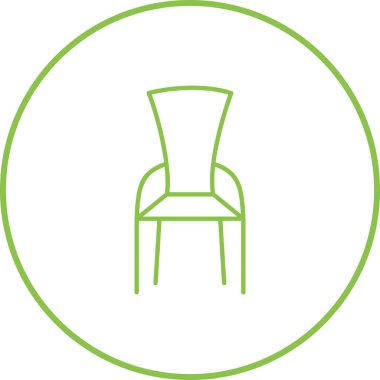 Benzersiz Koltuk Satırı vektör simgesi