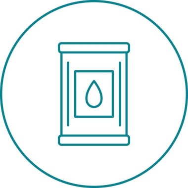 Eşsiz Namlu Vektör Satırı Simgesi