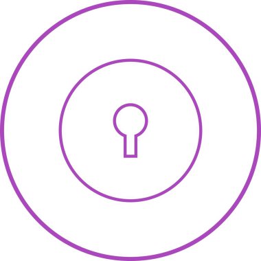 Anahtar deliğinin eşsiz simgesi