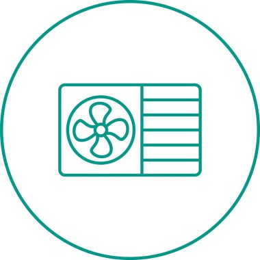 Eşsiz Ac Birimi Satır Vektörü Simgesi