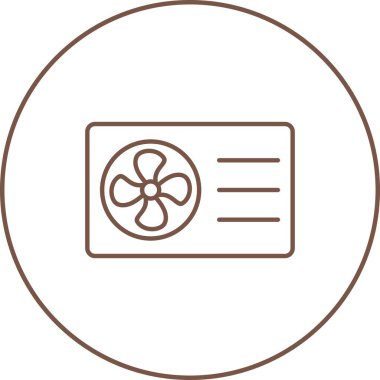 Birimin Dışında Eşsiz Ac Satır Vektörü Simgesi