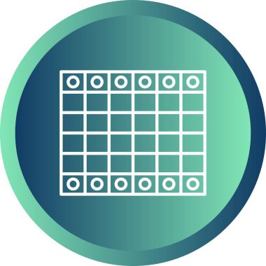 Eşsiz Satranç Tahtası Vektör Simgesi