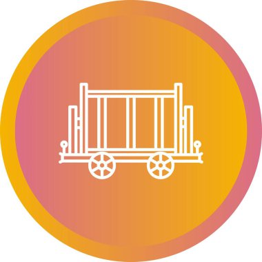 Eşsiz Trol Çizgisi Vektör Simgesi