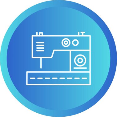 Eşsiz Makine Satır Vektörü Simgesi