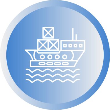 Eşsiz Sevkiyat Vektör Hattı Simgesi ile