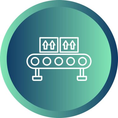 Eşsiz Assembly Satır Vektör Satırı Simgesi