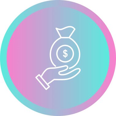 Eşsiz Yatırım Satır Vektörü Simgesi