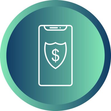 Eşsiz Sigorta Satır Vektörü Simgesi